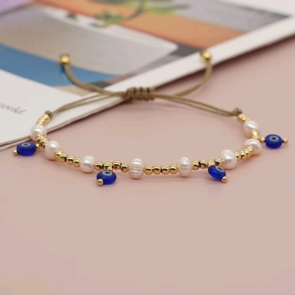 Cultured Pearl Decor Bracelet